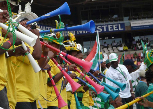 Die Vuvuzela  ora international in Südafrika