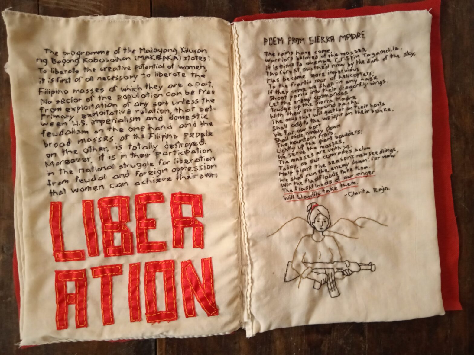 Sewing Dissent: Making Cloth Books During COVID-19